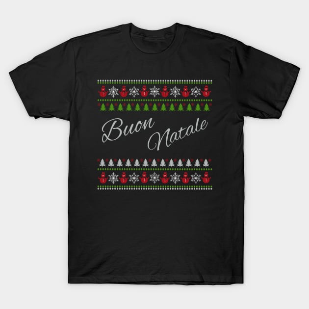 Christmas Sweater T-Shirt by oldrockerdudes